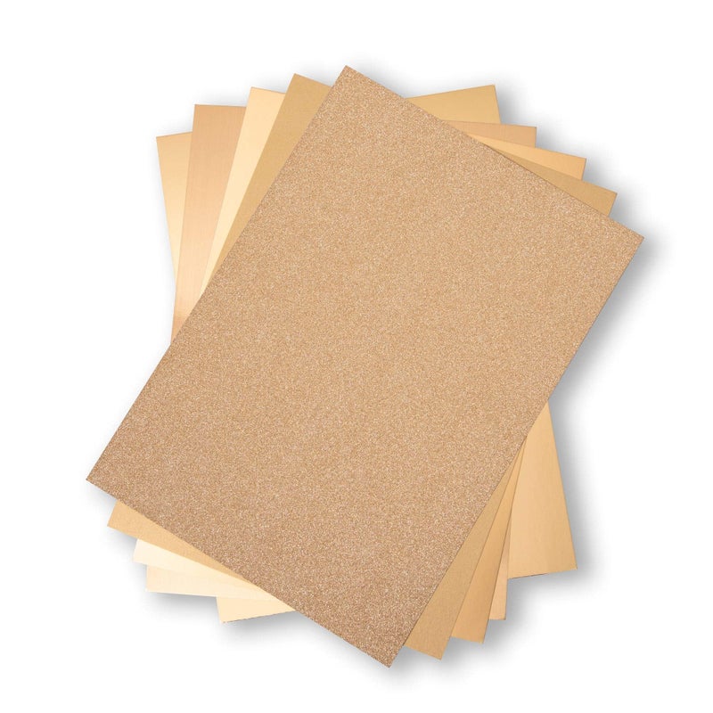 Sizzix, Gold, Surfacez-Opulent Cardstock , 50 Pack, 8x11.5 inches - Image 4